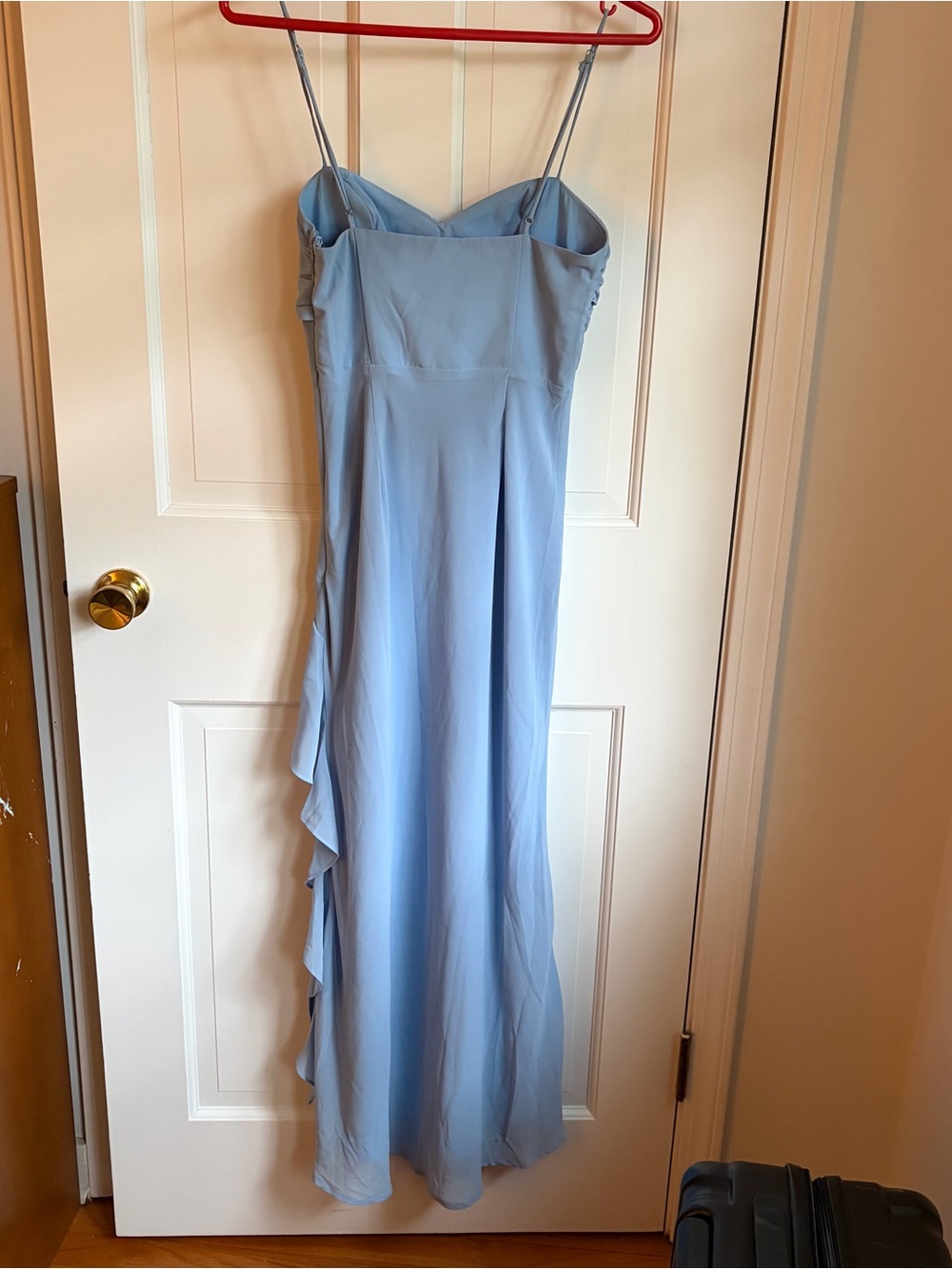 Billy J Kiyah Midi Bridesmaid Dress Blue - Picture 4 of 6